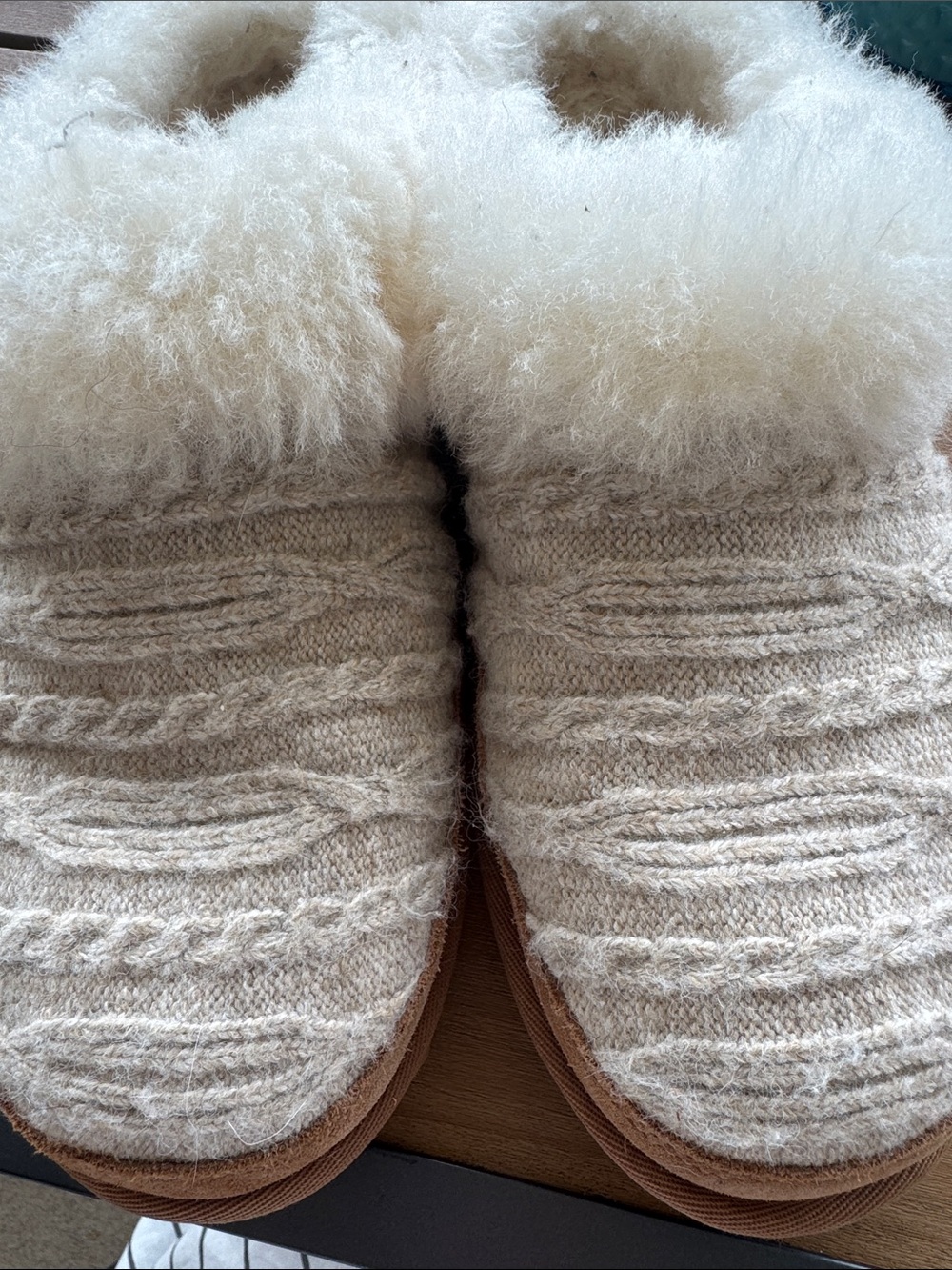 💫 UGG Cluggette Cabelle Knit Slippers Great condition 💫